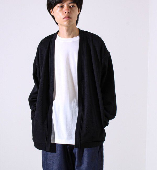 GLOSTER「【カーディガン＋ロンT セットアイテム】ふくれジャガード カーデアンサンブル」|カーディガン|