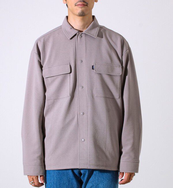 GLOSTER「【晩夏から秋本番まで活躍】ドライリップル フラップポケットシャツ」|シャツ・ブラウス|