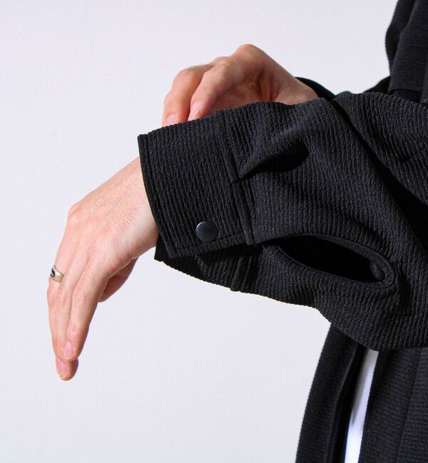 GLOSTER「【晩夏から秋本番まで活躍】ドライリップル フラップポケットシャツ」|シャツ・ブラウス|