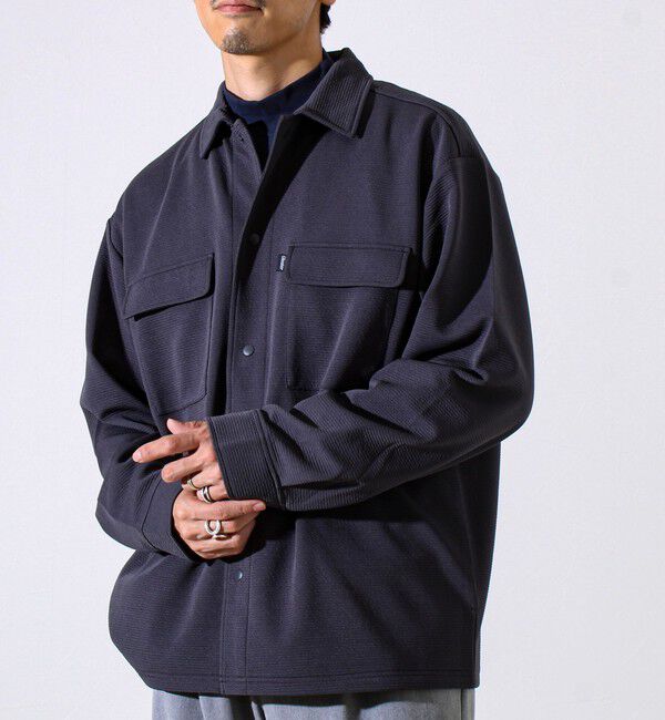 GLOSTER「【晩夏から秋本番まで活躍】ドライリップル フラップポケットシャツ」|シャツ・ブラウス|