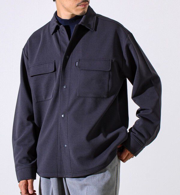 GLOSTER「【晩夏から秋本番まで活躍】ドライリップル フラップポケットシャツ」|シャツ・ブラウス|