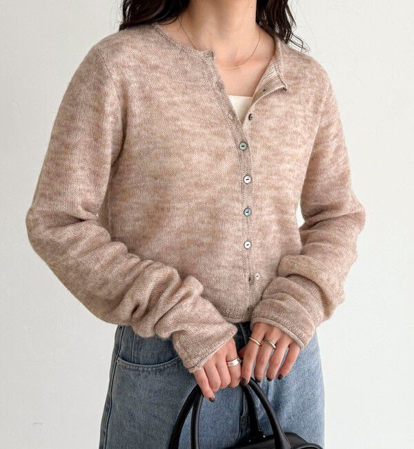 fredy emue「モヘヤ混ビスチェカーディガン」|カーディガン|