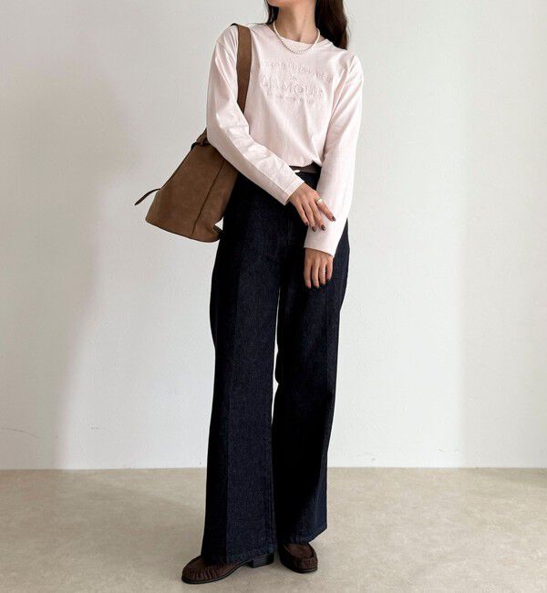 fredy emue「ワントーンロゴロンTシャツ」|Tシャツ・カットソー|