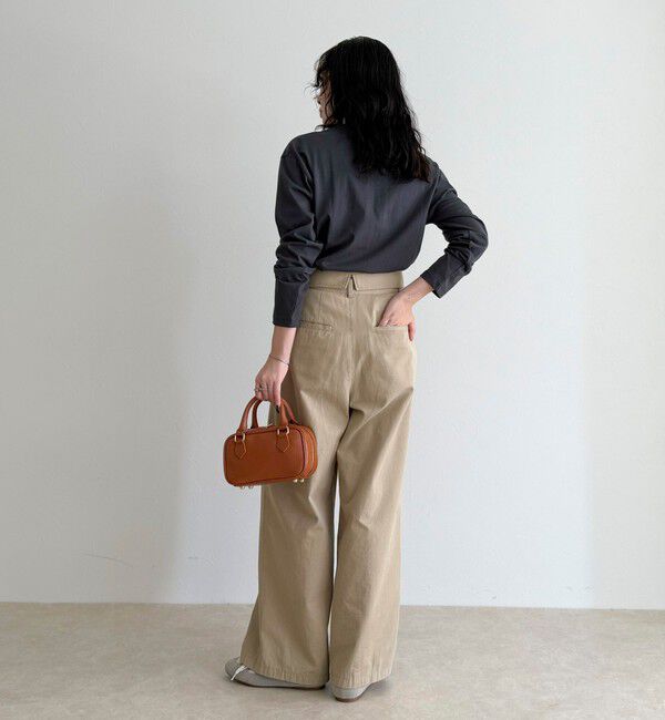 fredy emue「ワントーンロゴロンTシャツ」|Tシャツ・カットソー|