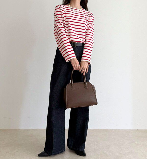 fredy emue「コンパクトボーダーロンTシャツ」|Tシャツ・カットソー|