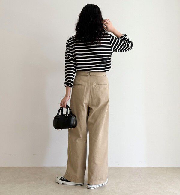 fredy emue「コンパクトボーダーロンTシャツ」|Tシャツ・カットソー|