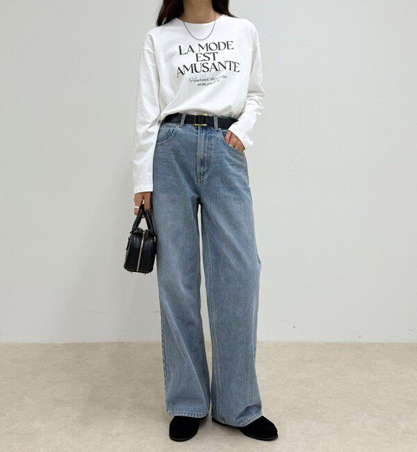 fredy emue「ロゴプリントロンTシャツ」|Tシャツ・カットソー|