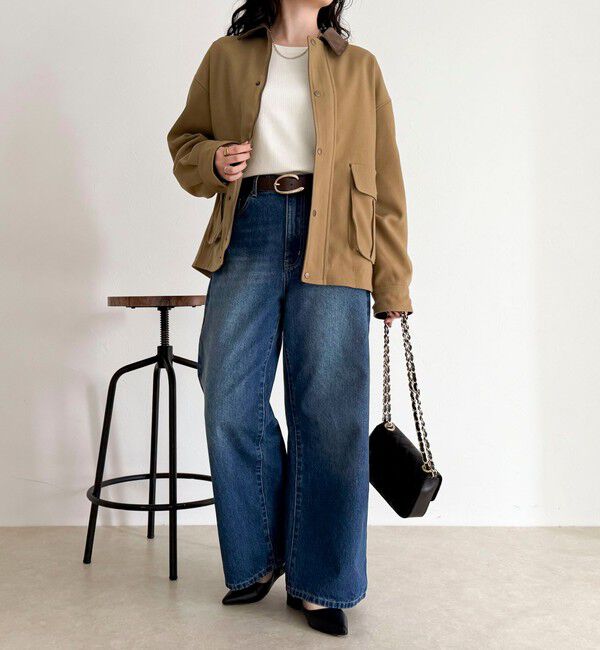 fredy emue「ツイルカバーオール」|ブルゾン・スタジャン|