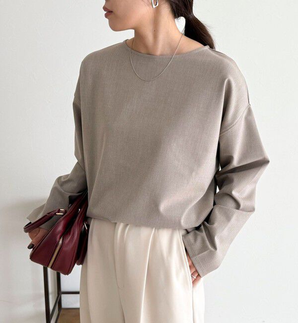 fredy emue「コクーンストレッチブラウス」|シャツ・ブラウス|