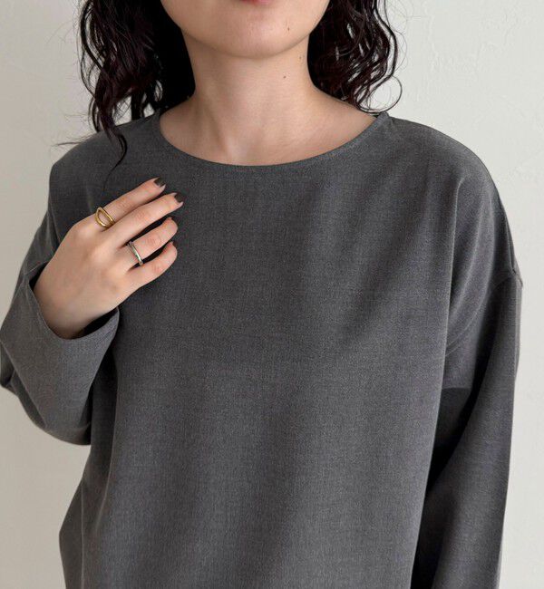 fredy emue「コクーンストレッチブラウス」|シャツ・ブラウス|