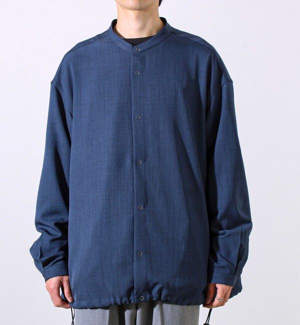 GLOSTER「【Gently】バンドカラーシャツ」|シャツ・ブラウス|