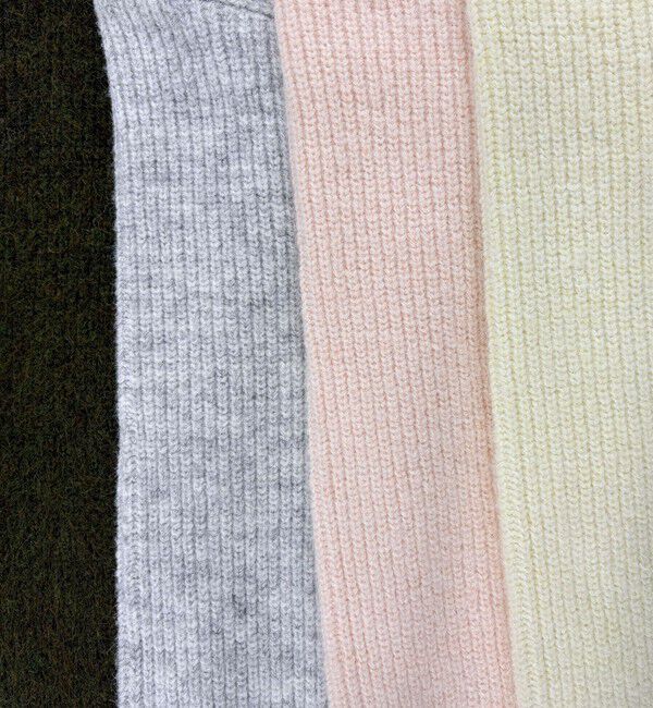 fredy emue「ミドル丈片畦ニットプルオーバー」|ニット・セーター|