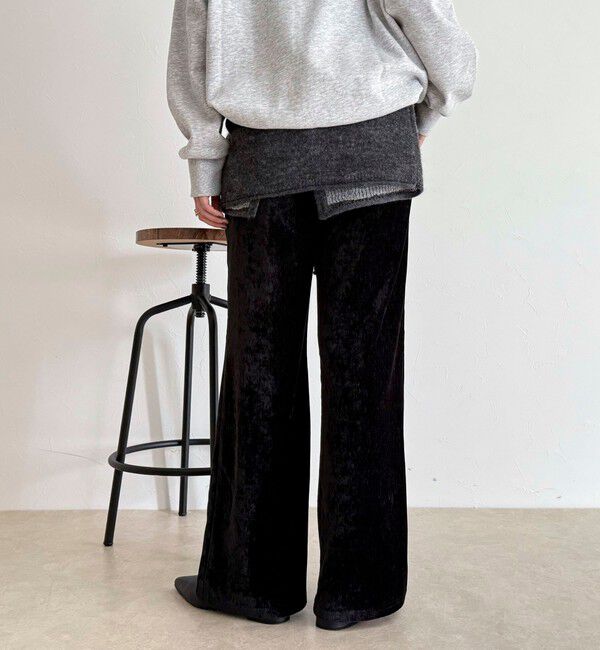 fredy emue「モールストレッチフレアーパンツ」|チノ|