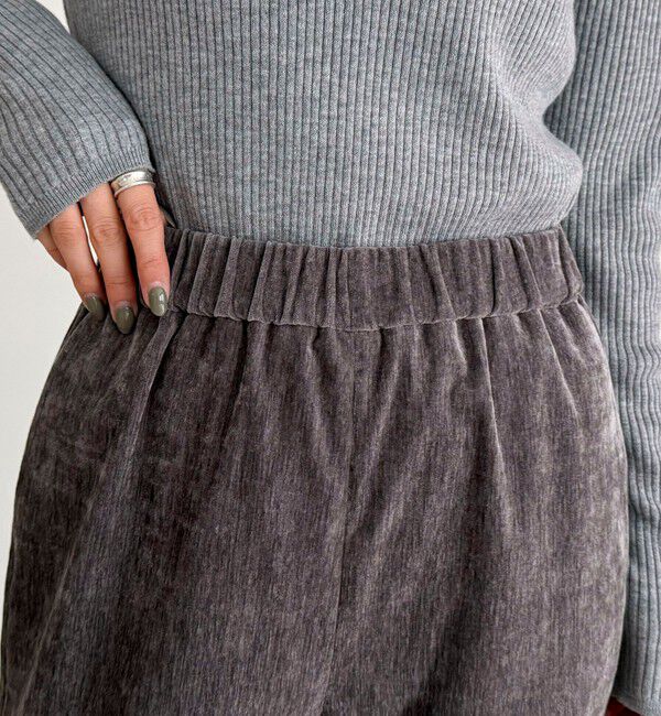 fredy emue「モールストレッチフレアーパンツ」|チノ|