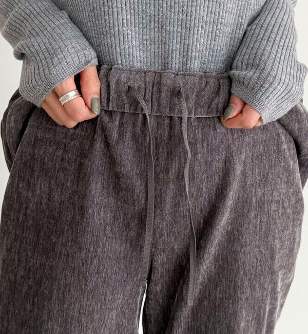 fredy emue「モールストレッチフレアーパンツ」|チノ|