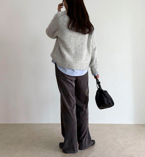 fredy emue「モールストレッチフレアーパンツ」|チノ|