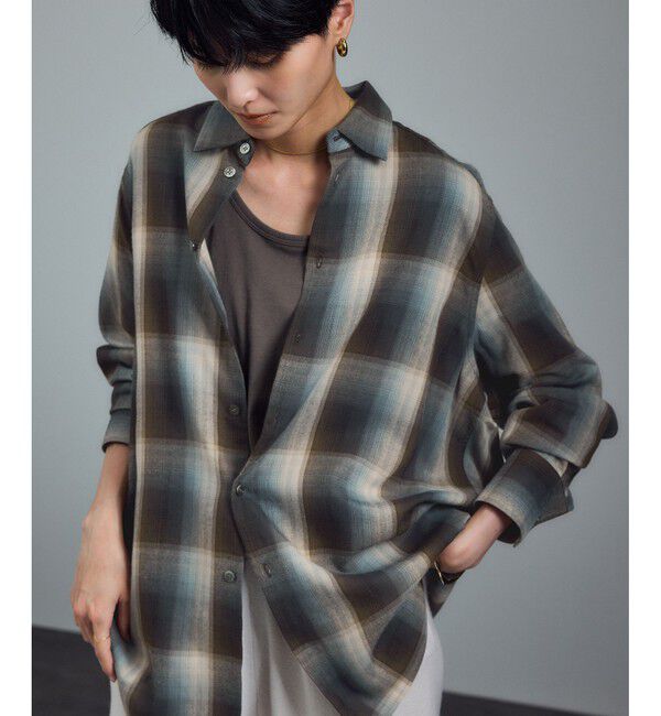 SALON adam et rope'「【Americana（アメリカーナ） for SALON】別注チェックシャツ」|シャツ・ブラウス|