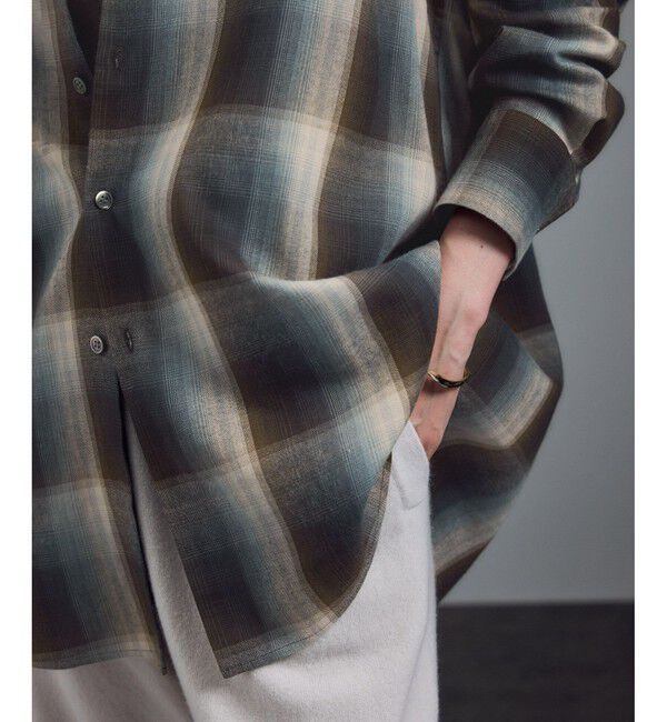 SALON adam et rope'「【Americana（アメリカーナ） for SALON】別注チェックシャツ」|シャツ・ブラウス|