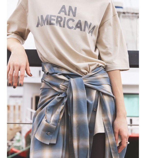 SALON adam et rope'「【Americana（アメリカーナ） for SALON】別注チェックシャツ」|シャツ・ブラウス|