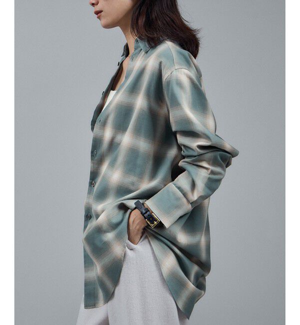 SALON adam et rope'「【Americana（アメリカーナ） for SALON】別注チェックシャツ」|シャツ・ブラウス|