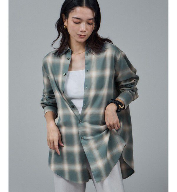 SALON adam et rope'「【Americana（アメリカーナ） for SALON】別注チェックシャツ」|シャツ・ブラウス|