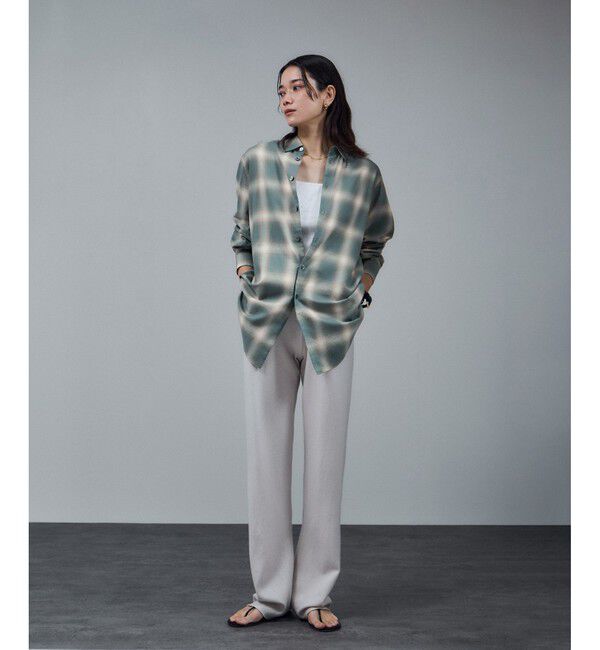 SALON adam et rope'「【Americana（アメリカーナ） for SALON】別注チェックシャツ」|シャツ・ブラウス|