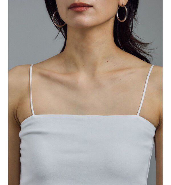 SALON adam et rope'「ベア天カップ付きベアトップキャミソール［UVケア・接触冷感］」|キャミソール|