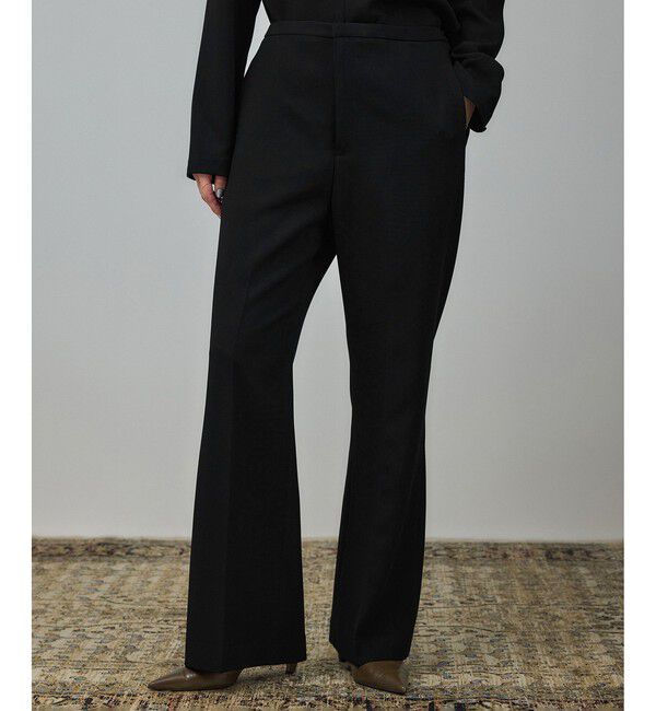 SALON adam et rope'「ストレッチセミフレアスタイルアップパンツ / セットアップ対応 」|スラックス|