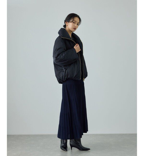 ROPE「ハイネックジップショート丈ダウンコート/イージーケア」|ダウン|