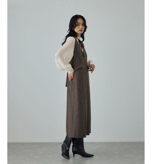 ROPE「プリーツデザインブラウス/イージーケア」|シャツ・ブラウス|