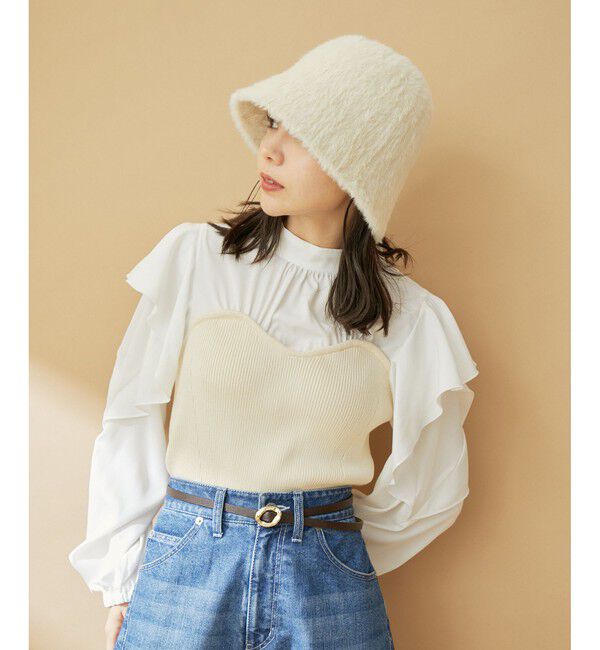 VIS「ベル型シャギーバケットハット」|ハット|キナリ(16)