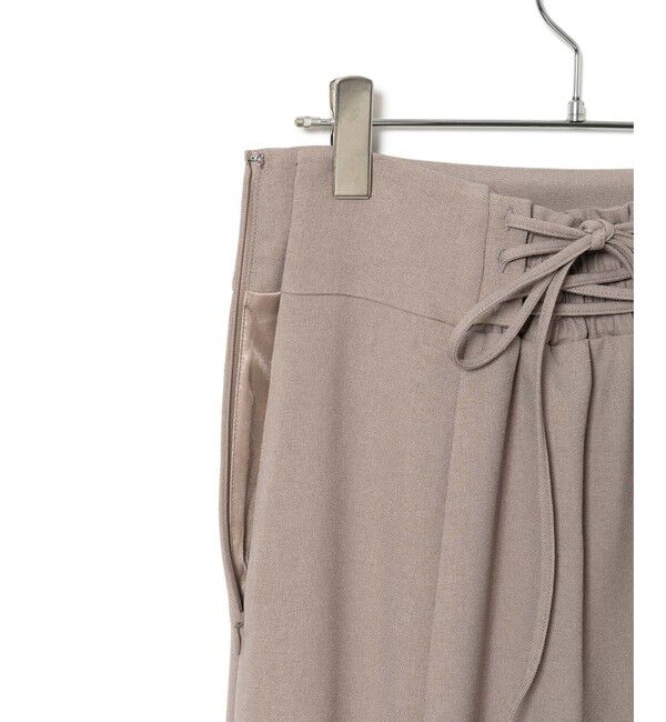 VIS「美easyウーリッシュバックレースアップマーメイドSK」|スカート|