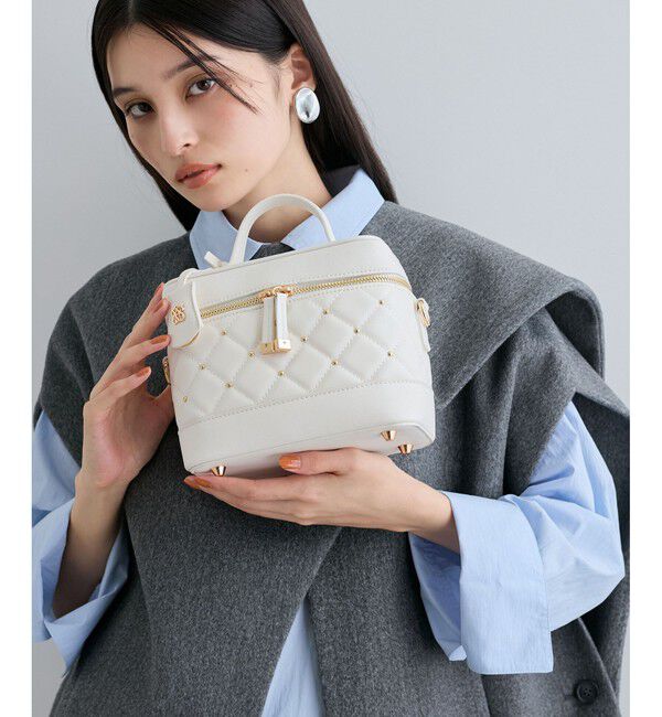 VIS「ゆれるキーチャームがレディなバニティバッグ」|ハンドバッグ|