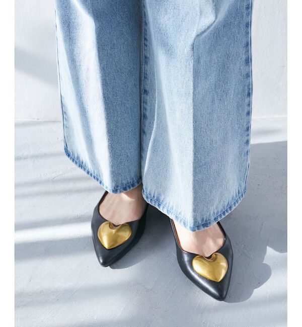 VIS「メタルハートパンプス」|バレエシューズ|