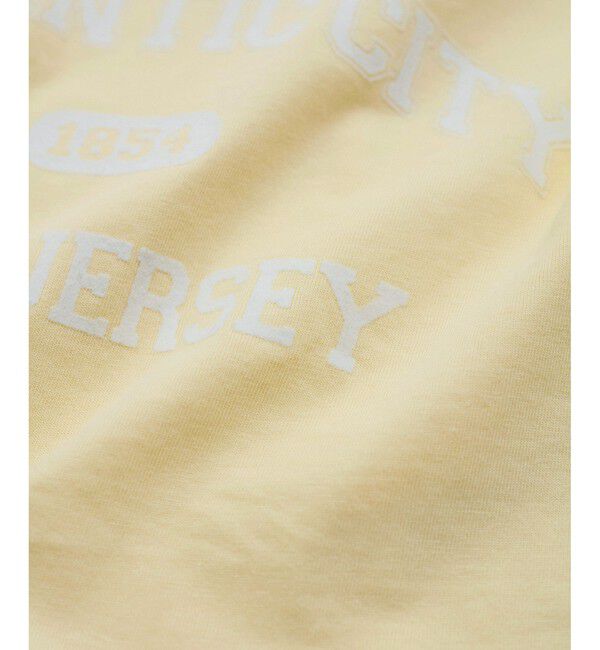 VIS「コンパクトフロッキープリントロゴTシャツ」|Tシャツ・カットソー|