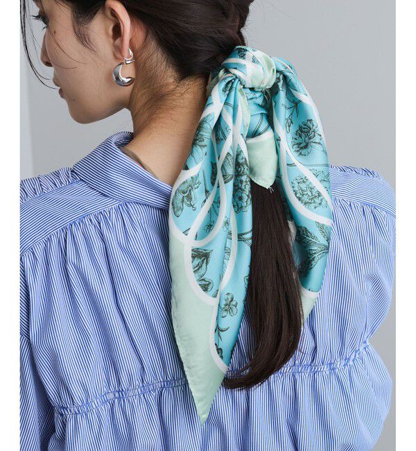 VIS「70&times;70フラワースカーフ」|バンダナ・スカーフ|
