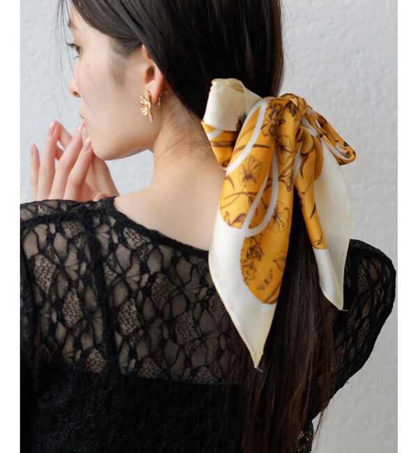 VIS「70&times;70フラワースカーフ」|バンダナ・スカーフ|