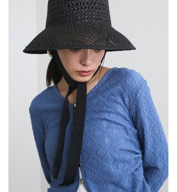 VIS「リボンつき雑材ハット」|ハット|