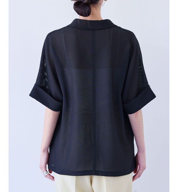 VIS「【洗える】メッシュドルマンサマージャケット」|テーラードジャケット|