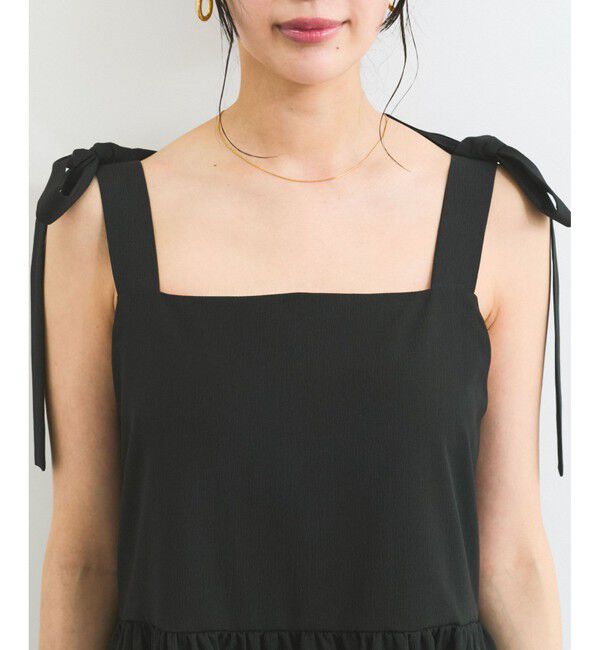 VIS「【WEB限定】ロングストラップサマードレス」|ワンピース|