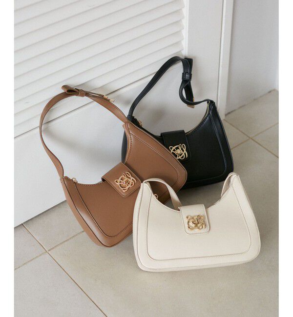 VIS「【180℃美人見え】ハンドルリボンワンショルダーバッグ」|ショルダー・メッセンジャー|