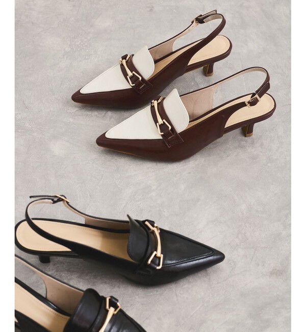 VIS「スリングバックビットパンプス」|パンプス|