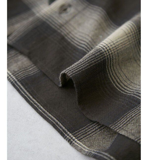 VIS「オンブレチェックオーバーシャツ」|シャツ・ブラウス|