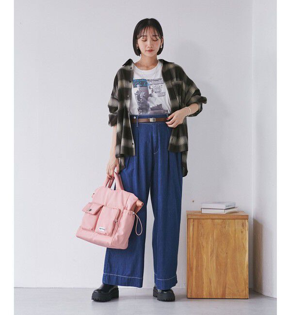 VIS「オンブレチェックオーバーシャツ」|シャツ・ブラウス|