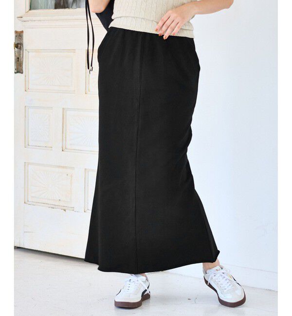 VIS「ミニ裏毛ナロースカート」|スカート|