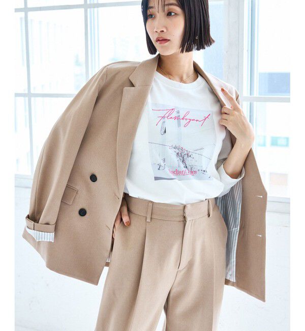 VIS「フォト＆ロゴアソートロングスリーブTシャツ」|Tシャツ・カットソー|