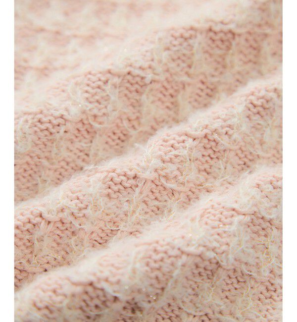 VIS「ファンシーツイードメタルボタンカーディガン」|カーディガン|