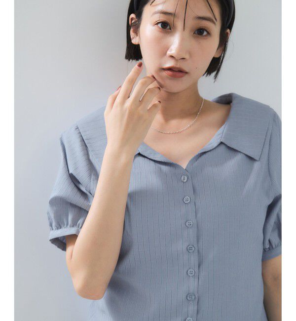 VIS「ビックカラーシャツブラウス」|シャツ・ブラウス|