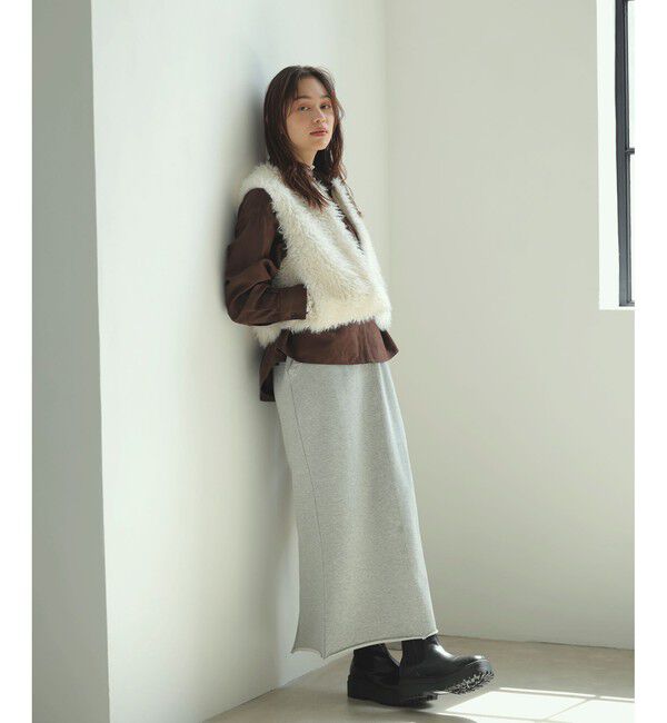 VIS「アソートファーショートベスト」|ベスト・ジレ|