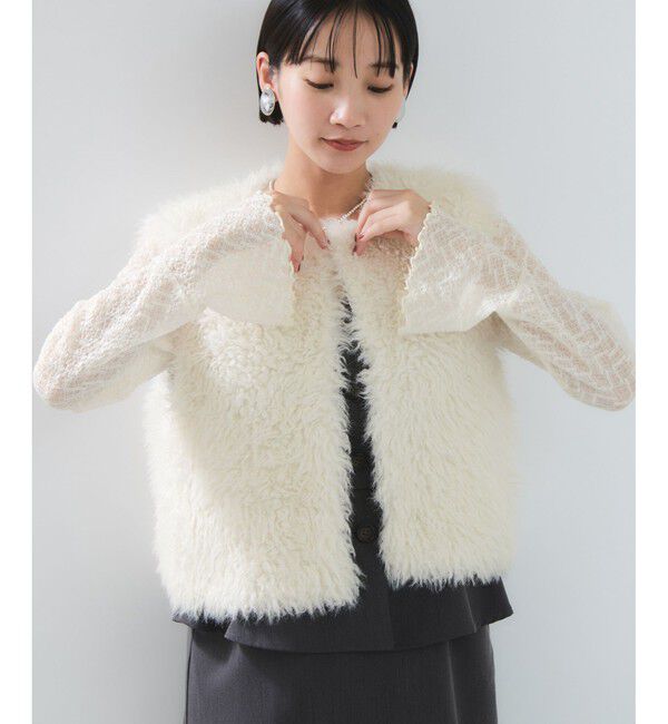 VIS「アソートファーショートベスト」|ベスト・ジレ|